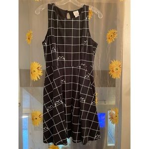 RESERVED COPY - Pusheen Skater Dress